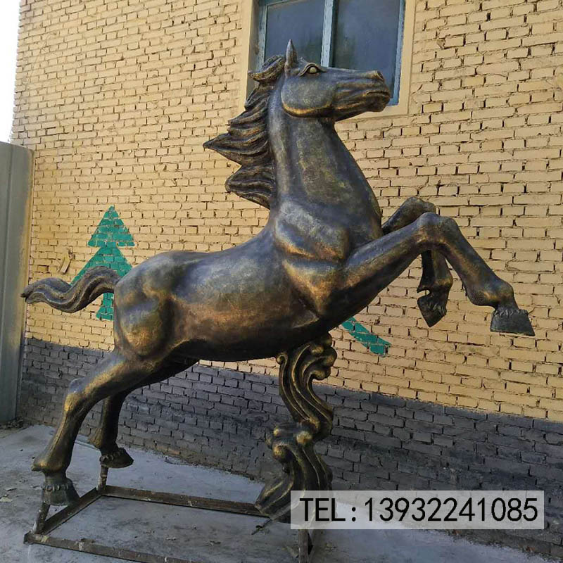 马铸铜雕塑仿真动物飞马模型广场商场大型装饰摆件