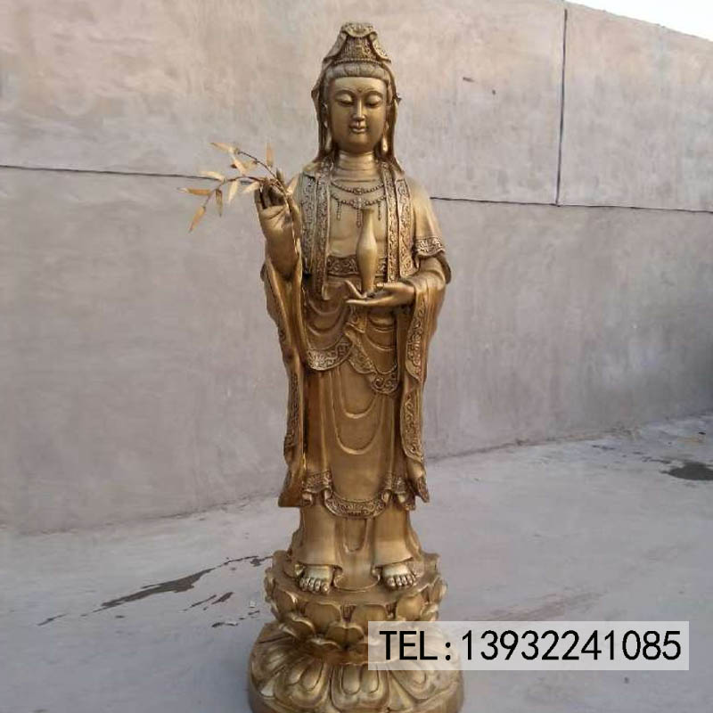 铸铜佛像观音雕塑设计制作厂家供应