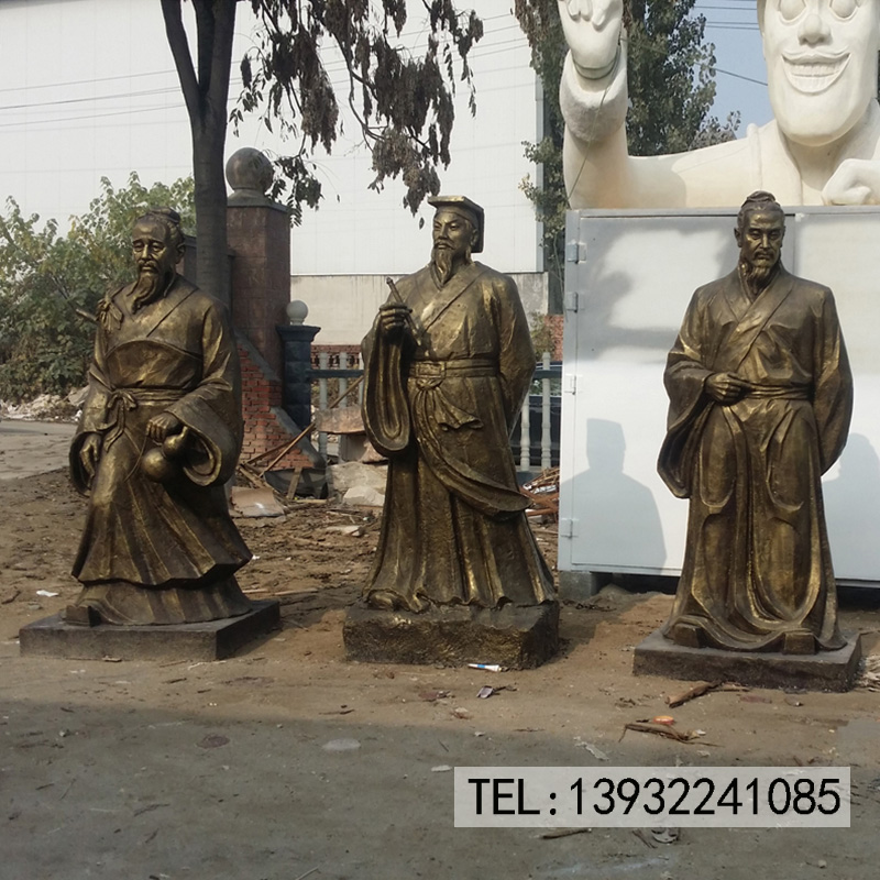 铸铜雕塑摆件定制广场户外大型人物铸铜艺术雕像