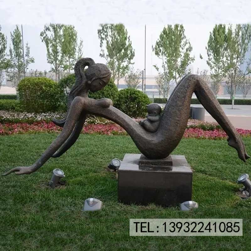 铜雕抽象人物中国功夫广场雕塑